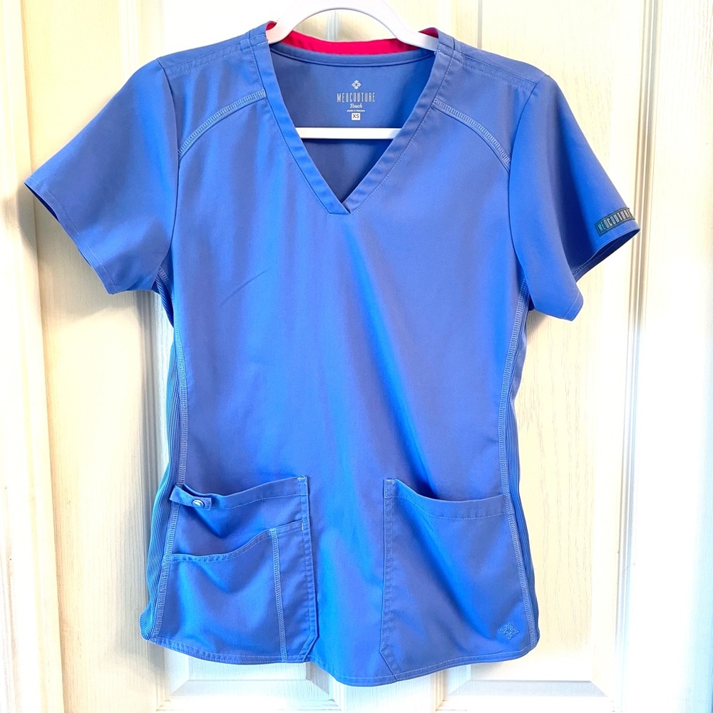Ceil blue Med Couture jogger scrub set XS/S
